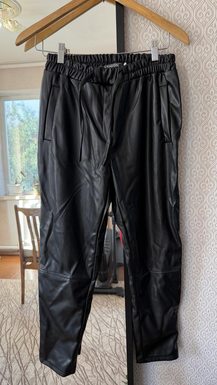 Брюки кожаные FASHION
