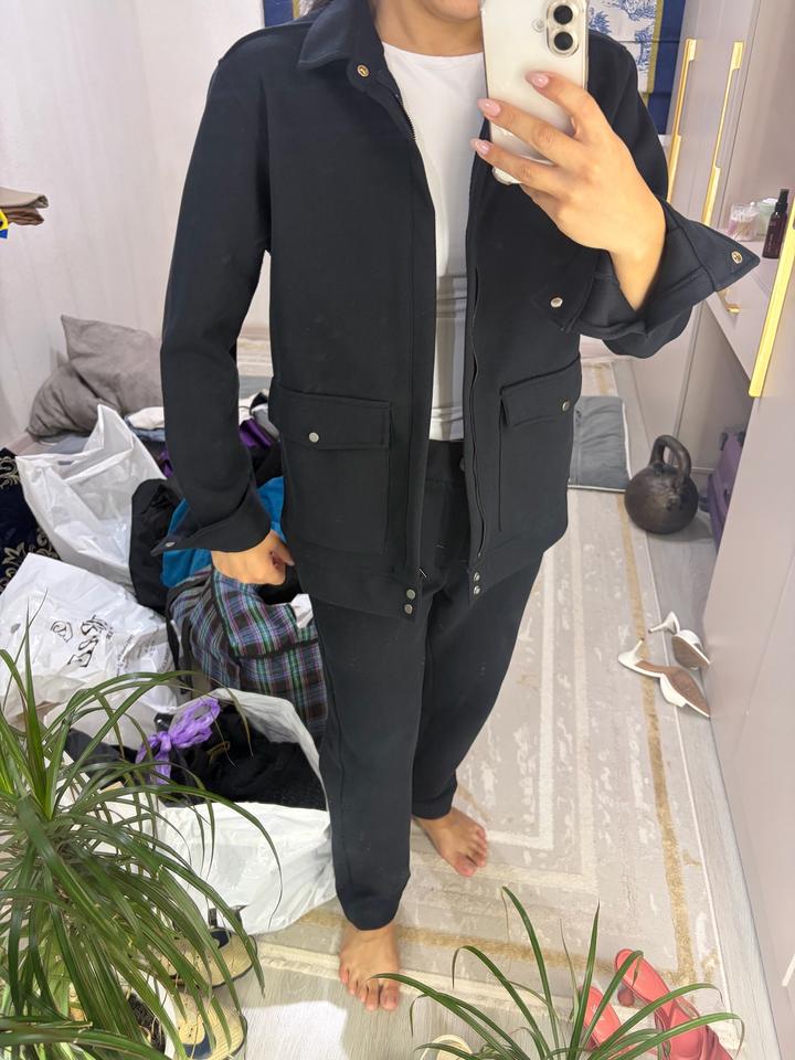 Zegna Чёрный костюм в стиле casual