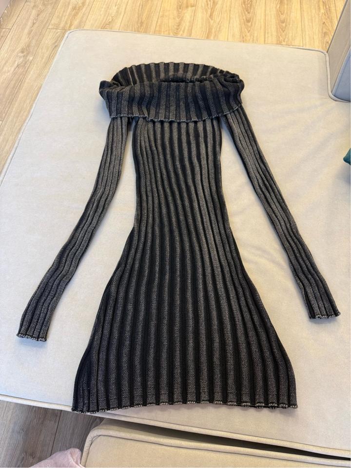 Платье ZARA в рубчик