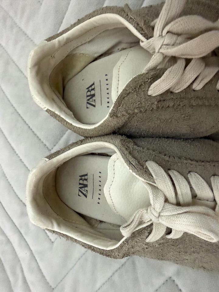 Кеды ZARA замшевые