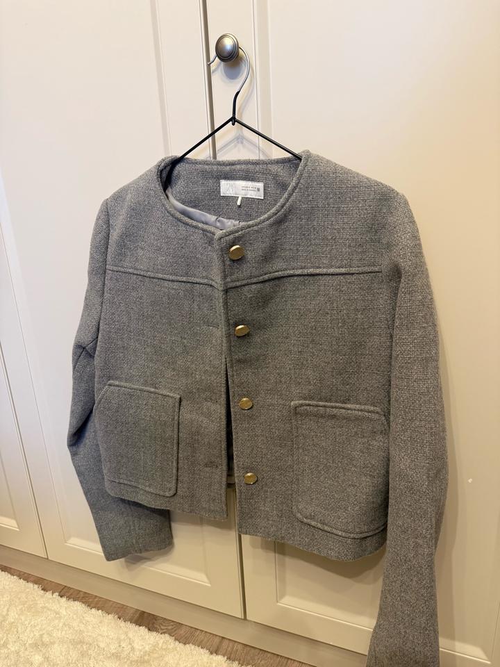 Укороченный жакет ZARA