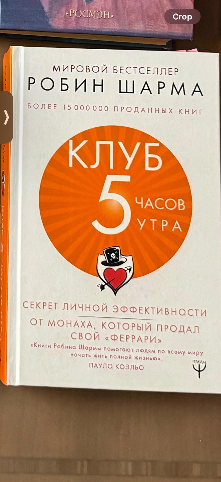 Клуб 5 часов утра. Секрет личной эффективности от монаха, который продал свой «Ф