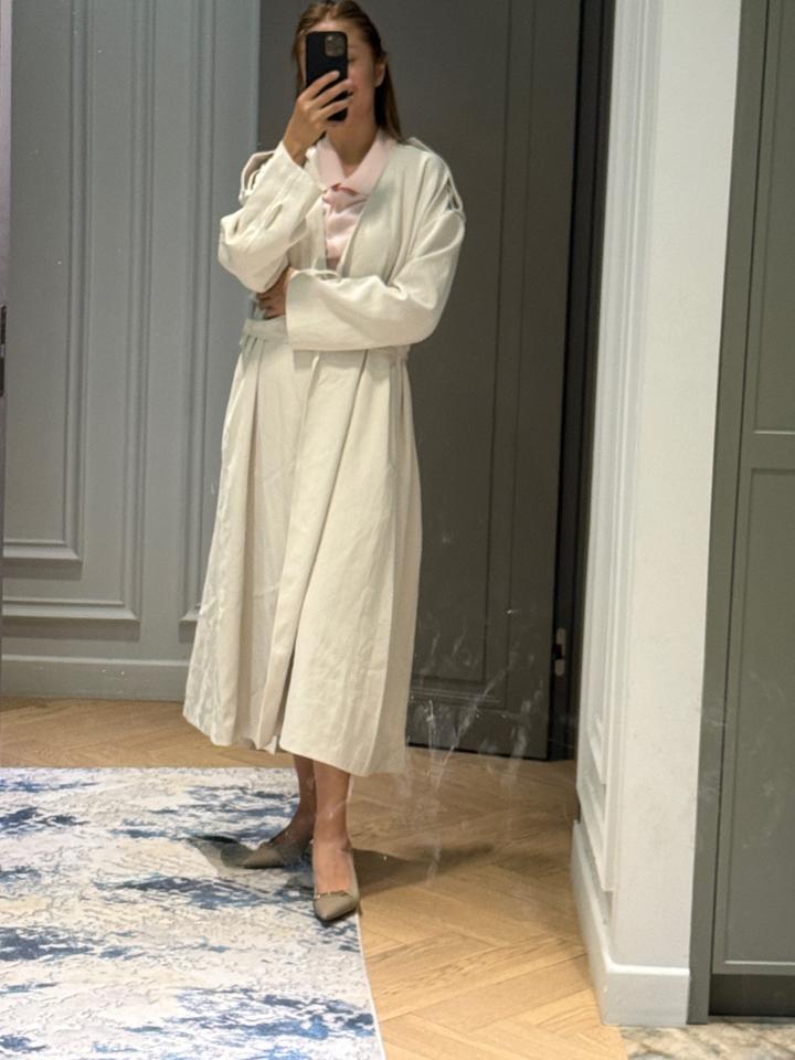 white Тренч