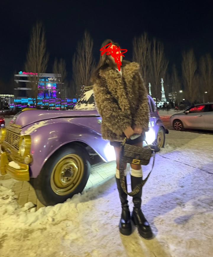 Шуба из искусственного меха ZARA