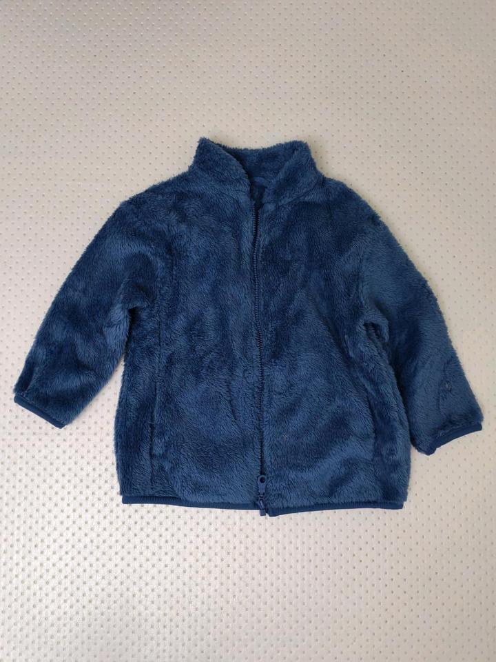 Плюшевая флисовая курточка Uniqlo Baby на 18-24 м
