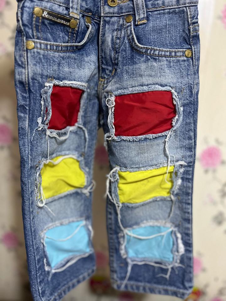 Dolce & Gabbana Джинсы с цветными заплатками