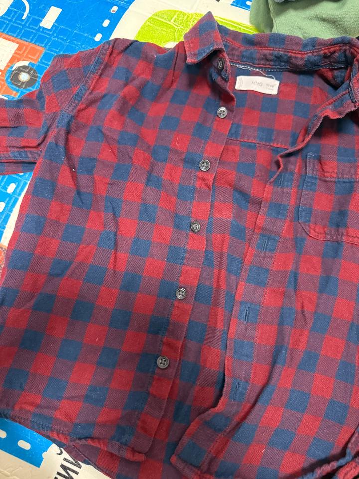 MANGO Kids Рубашка в клетку