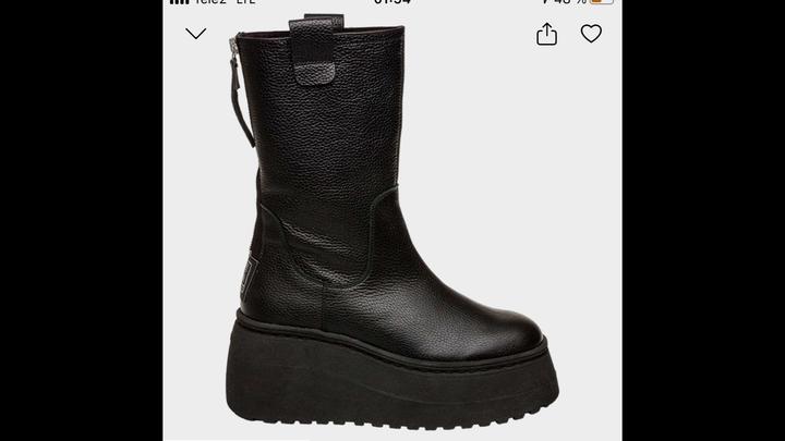 Женские кожаные ботинки Steve Madden