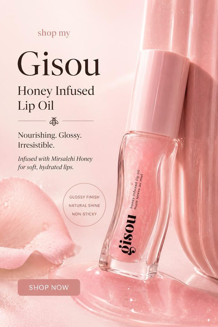 Масло для губ Gisou Honey Infused Lip Oil