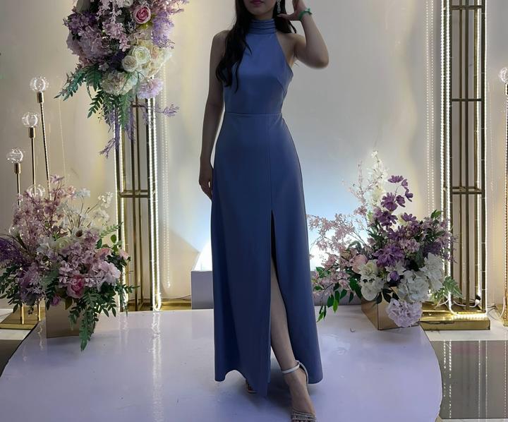 Lichi Вечернее длинное платье с разрезом