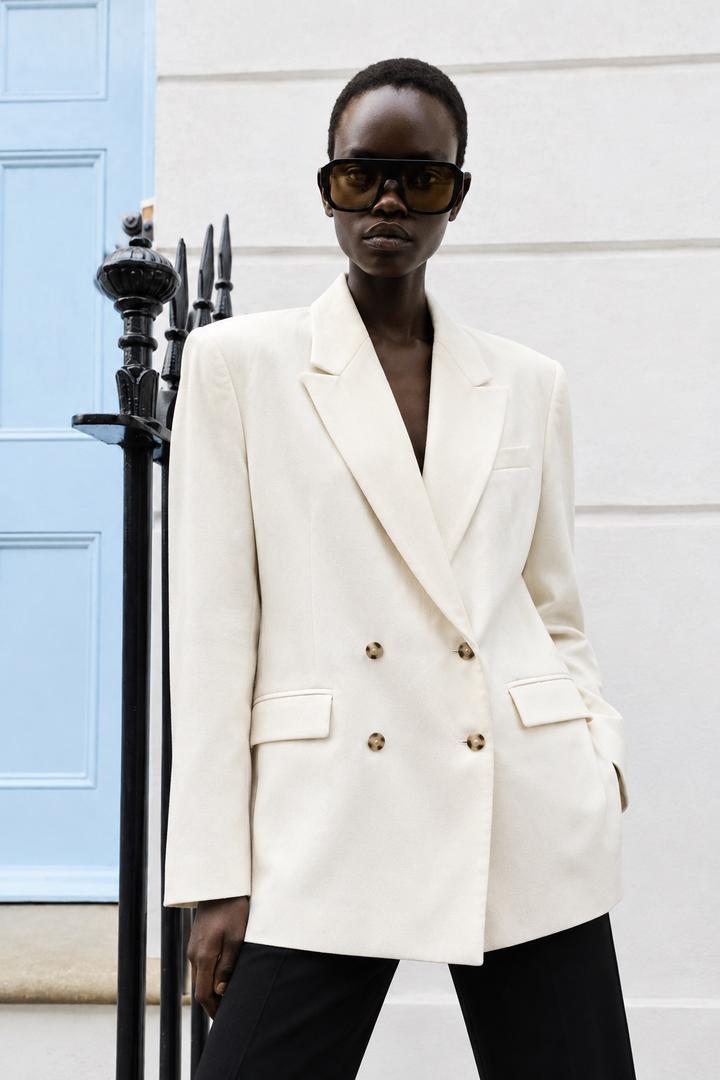Удлиненный пиджак ZARA