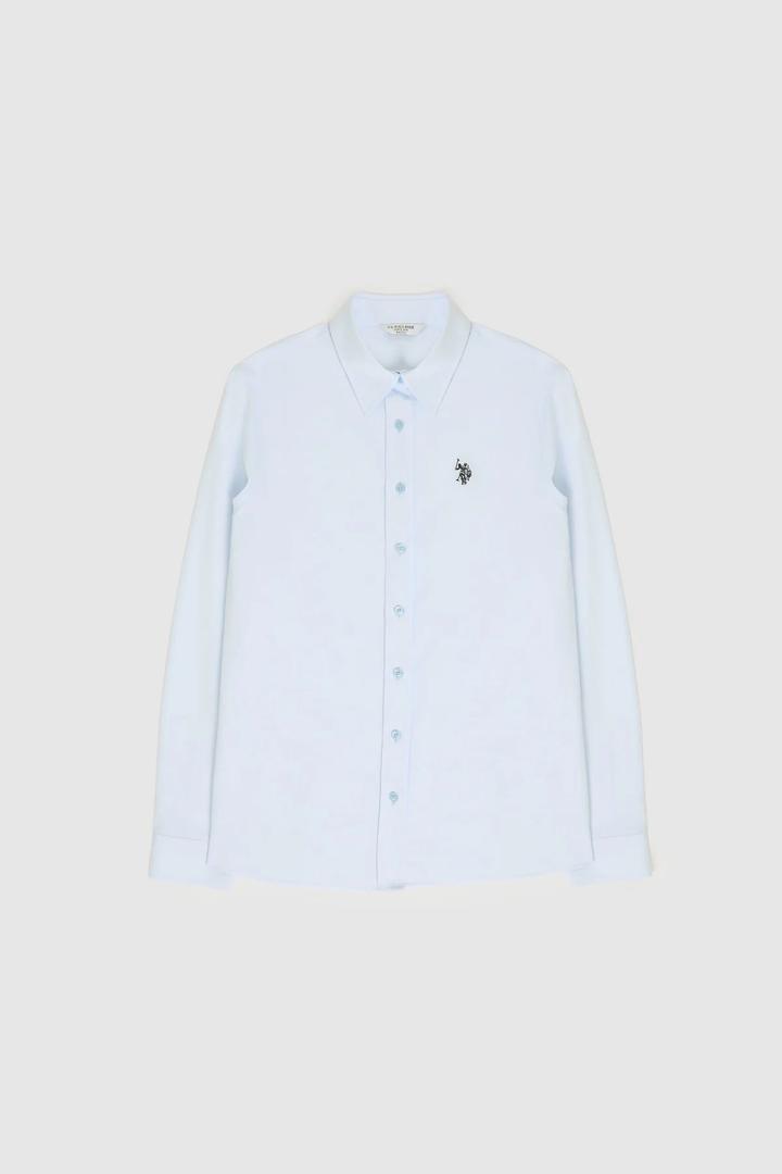 Голубая рубашка U.S. Polo Assn.