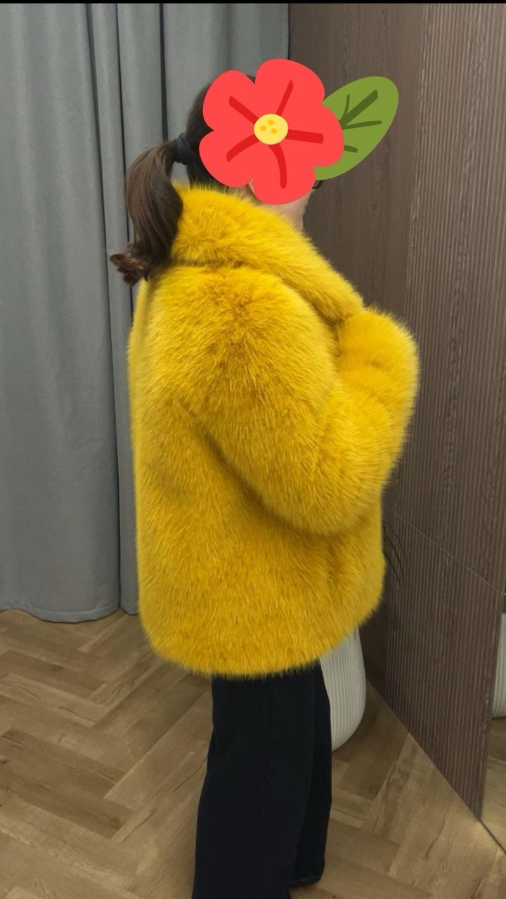Полушубок из натурального меха