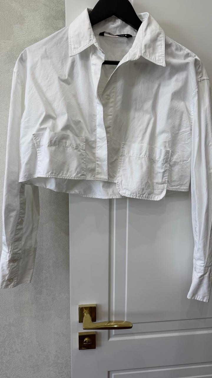 Укороченная рубашка ZARA