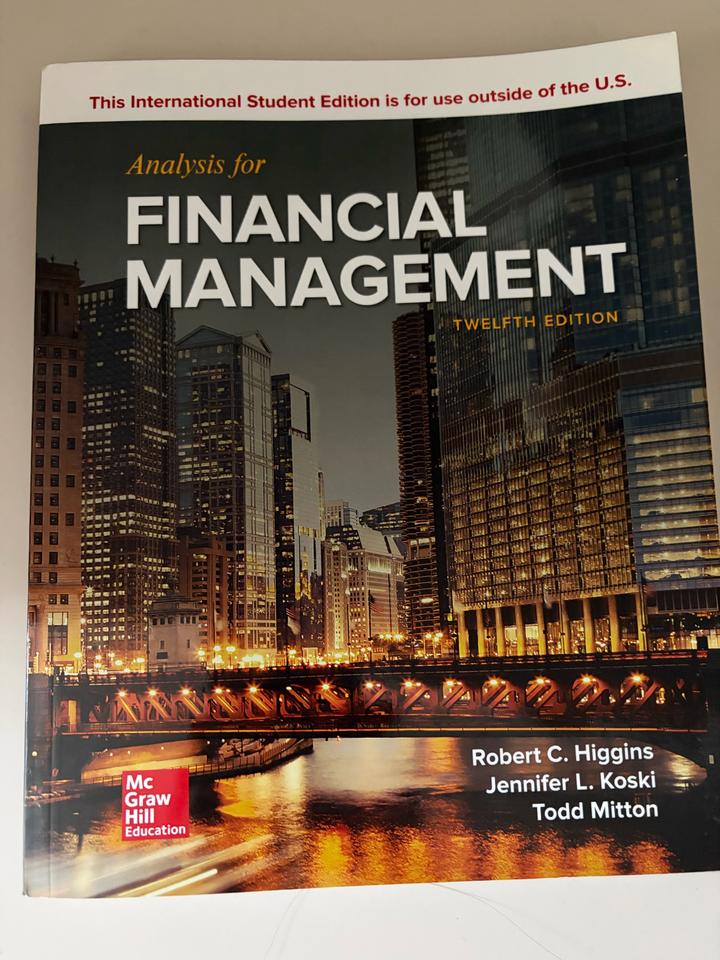 Analysis for Financial Management