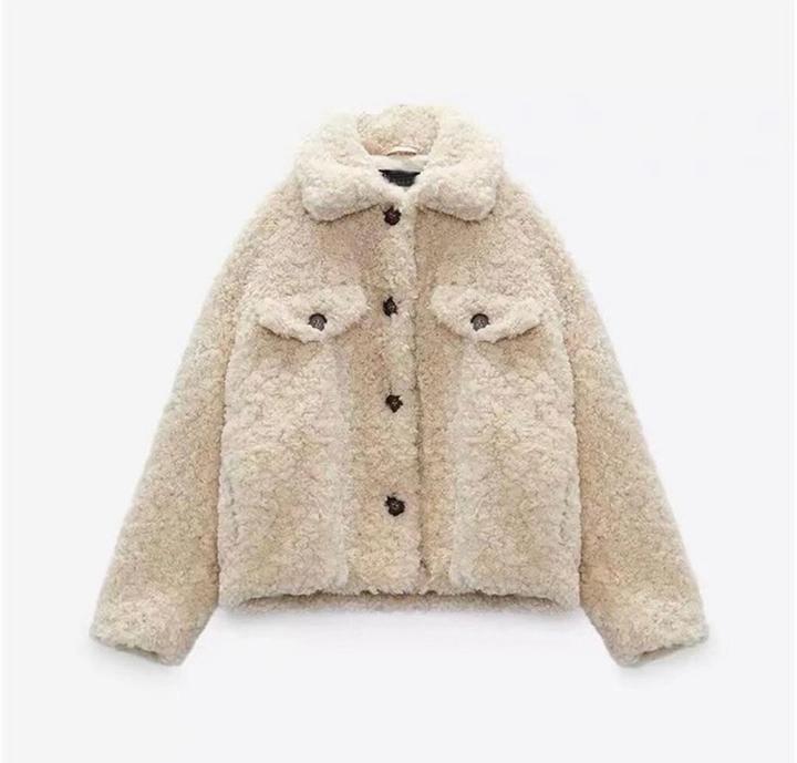 Зимняя куртка-тедди ZARA