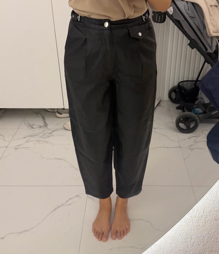 Брюки ZARA экокожа