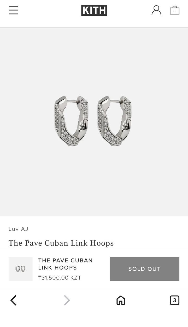 Luv AJ — The Pave Cuban Link Hoops