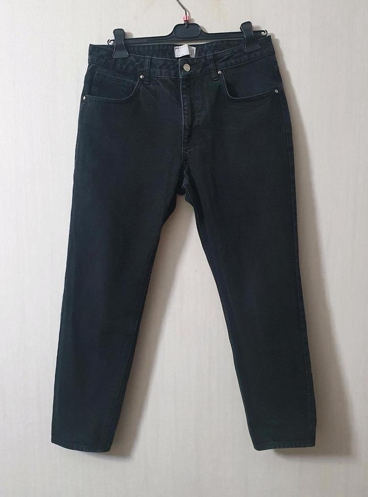 Джинсы чёрные плотные Asos