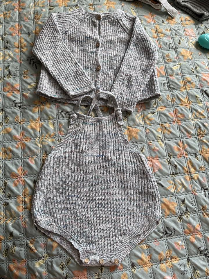 ZARA вязаный костюм