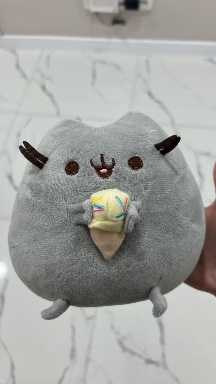 Pusheen Мягкая игрушка кот с мороженым