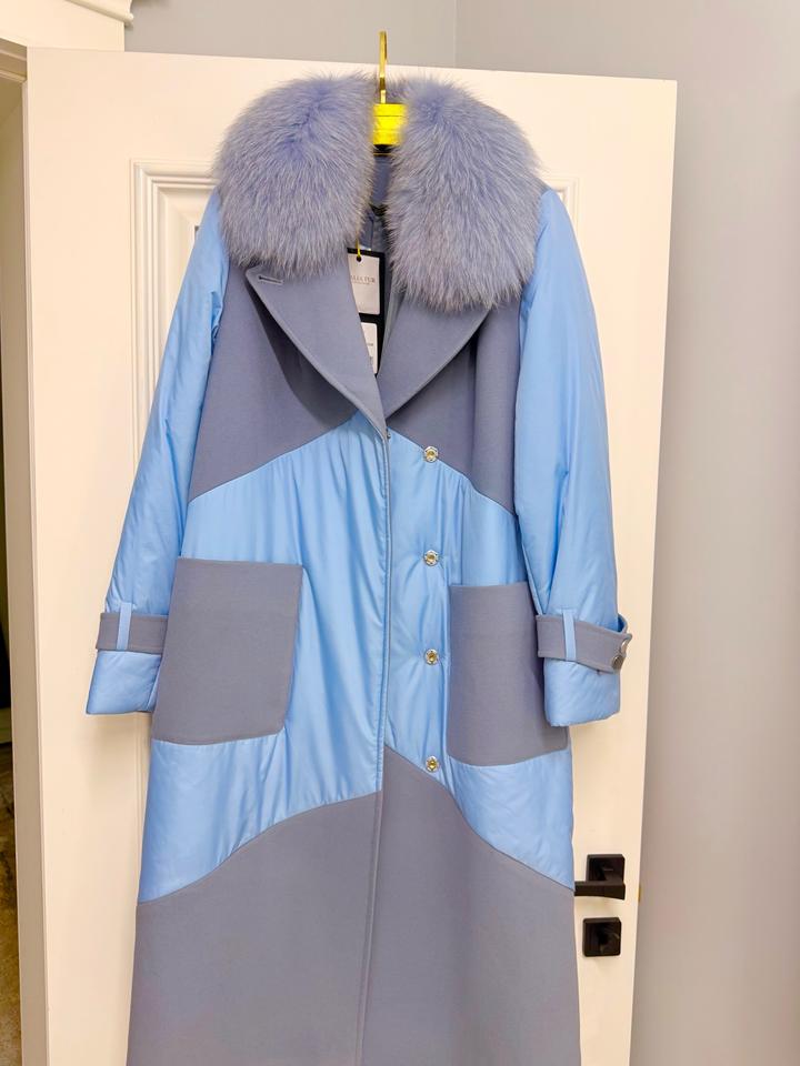Dalia fur Теплое плащевка
