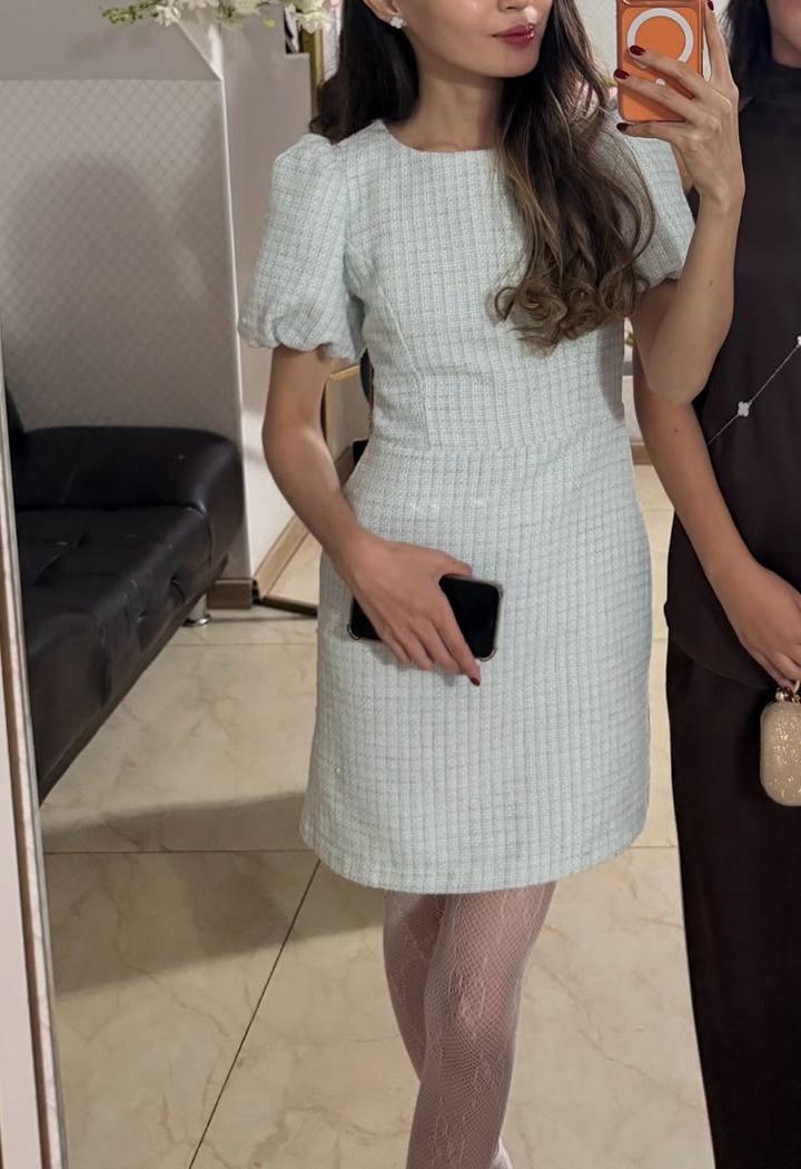 Leely Твидовое платье