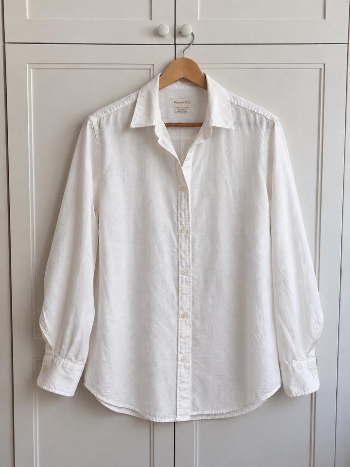 Льняная рубашка Massimo Dutti