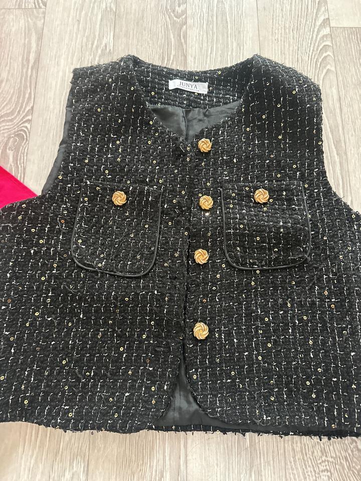 Junya Watanabe жилет классический твидовый
