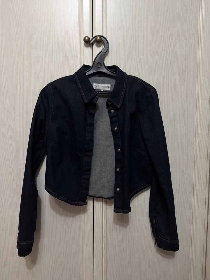 Укороченная джинсовка ZARA
