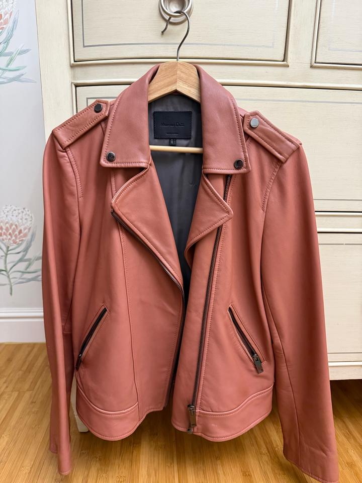 Кожаная куртка Massimo Dutti