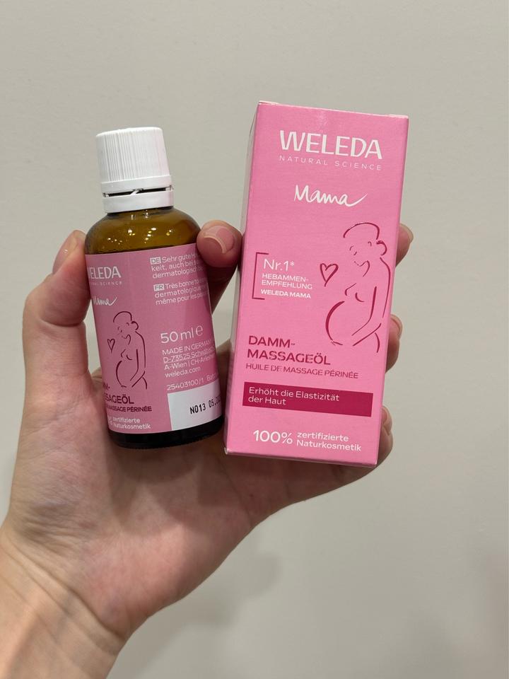 Масло Weleda для массажа промежности