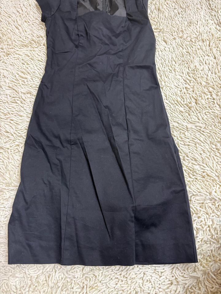 Черное платье миди H&M