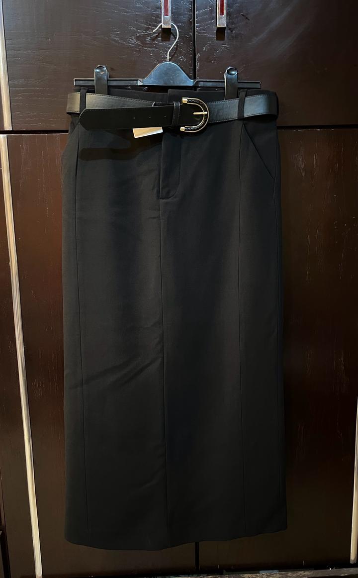 Юбка миди Zara черная