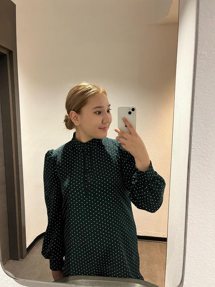 Платье в горошек