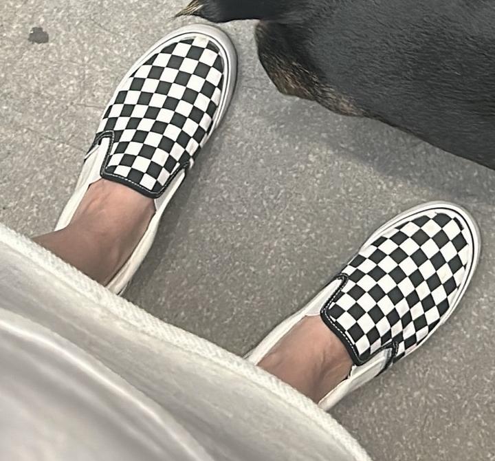 Vans Слипоны в клетку