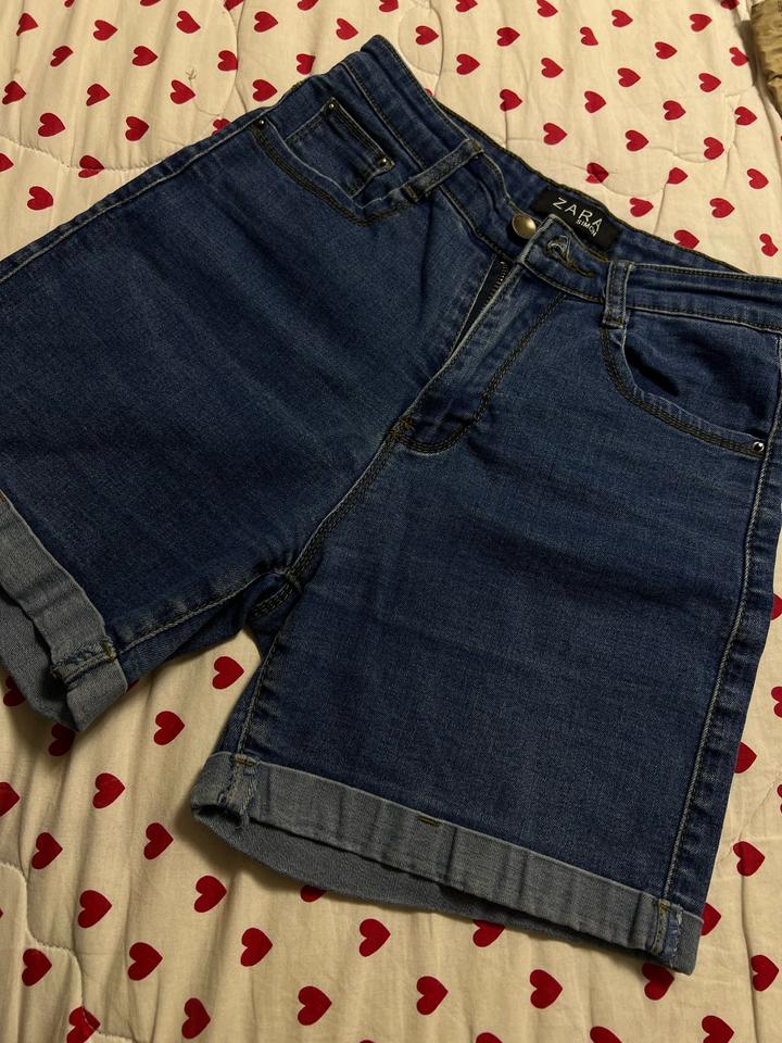 Джинсовые шорты ZARA
