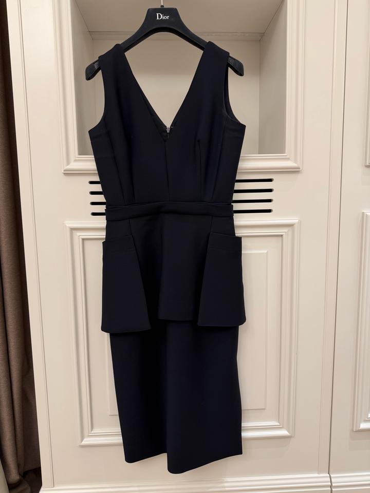 Christian Dior платье футляр с баской