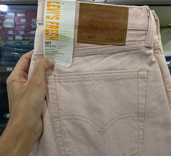 Джинсы Levi's 501 новый оригинал цвет пудра