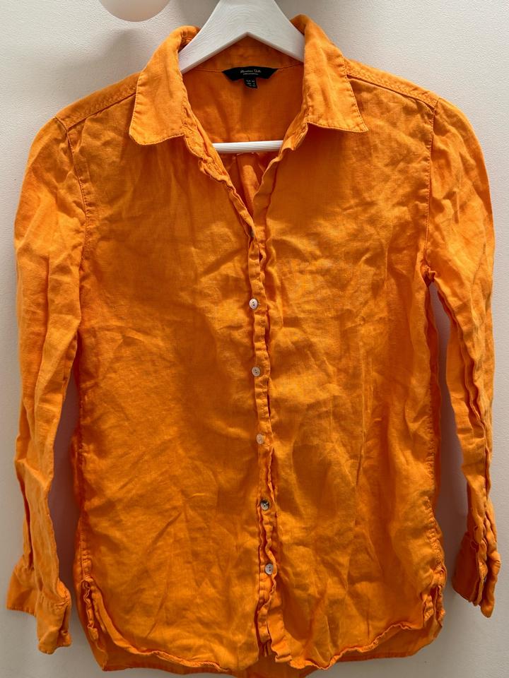 Рубашка льняная Massimo Dutti