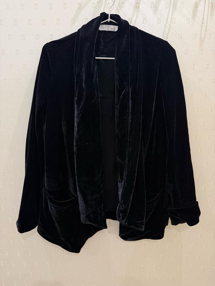 Бархатный жакет Bershka Premium Outerwear