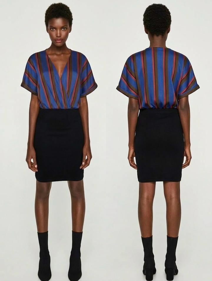 Zara Платье с бандажной юбкой