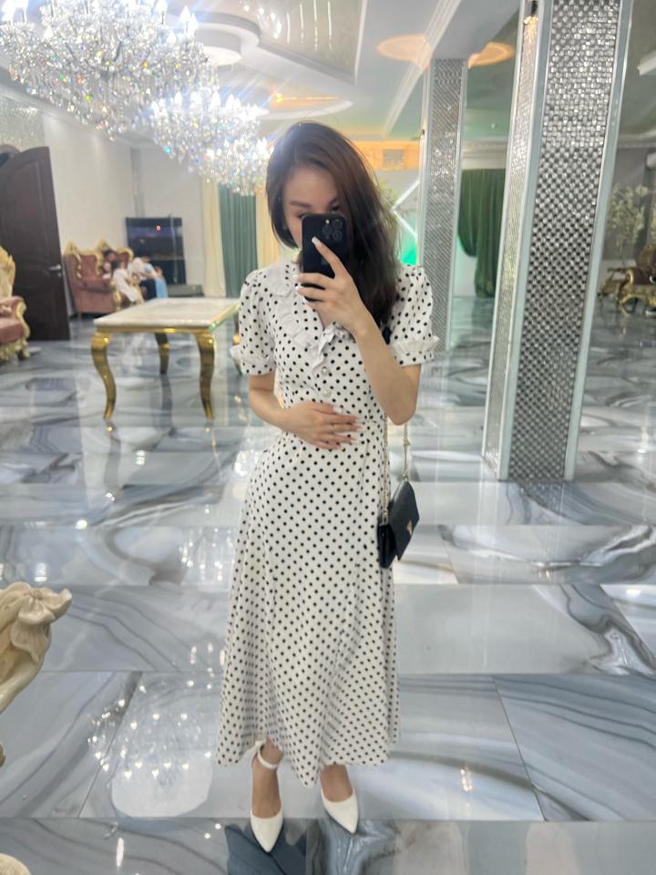 Платье в горошек