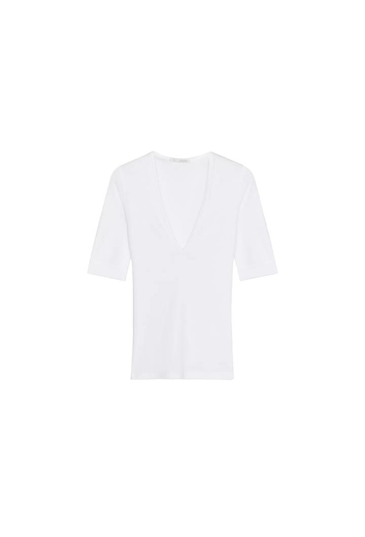 Футболка с V-образным вырезом Zara