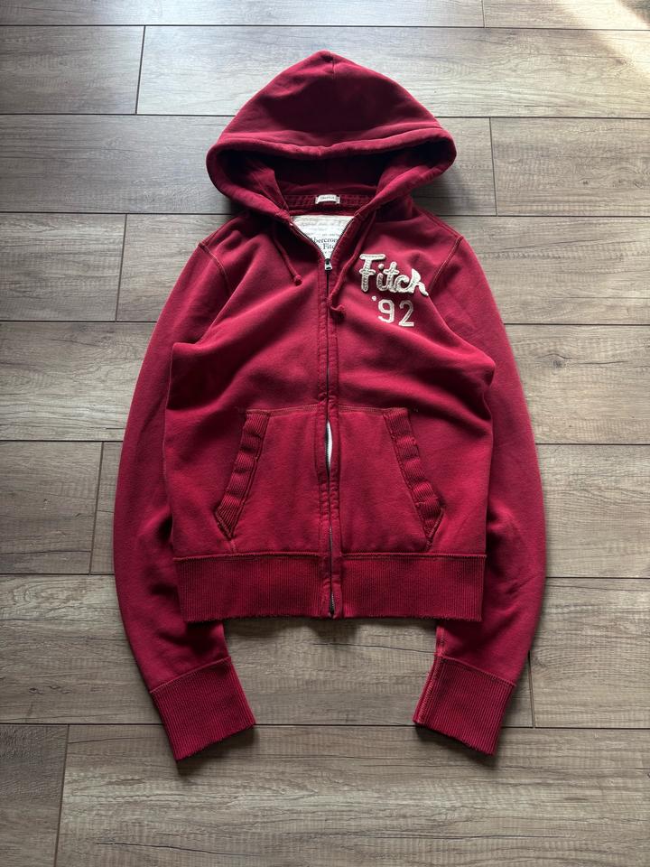 Толстовка Abercrombie & Fitch на молнии с капюшоном