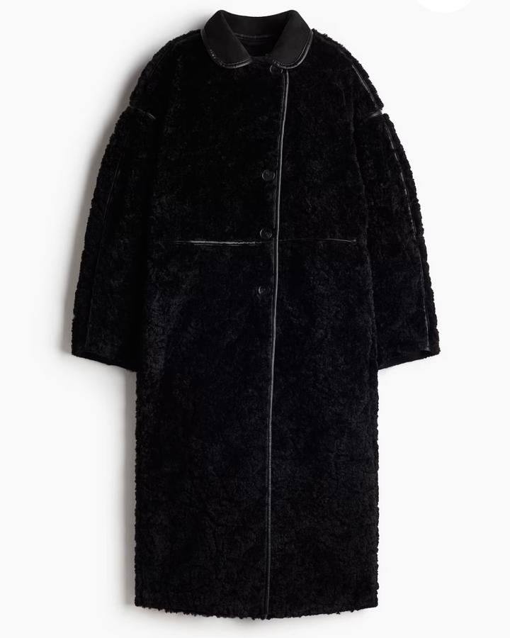 Пальто тедди H&M