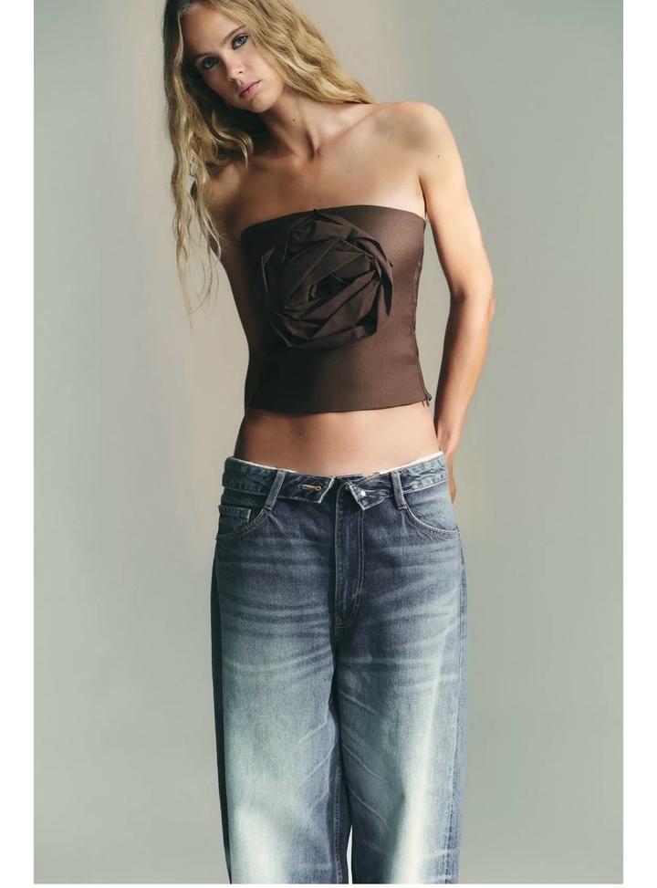 Zara Топ бандо, xs