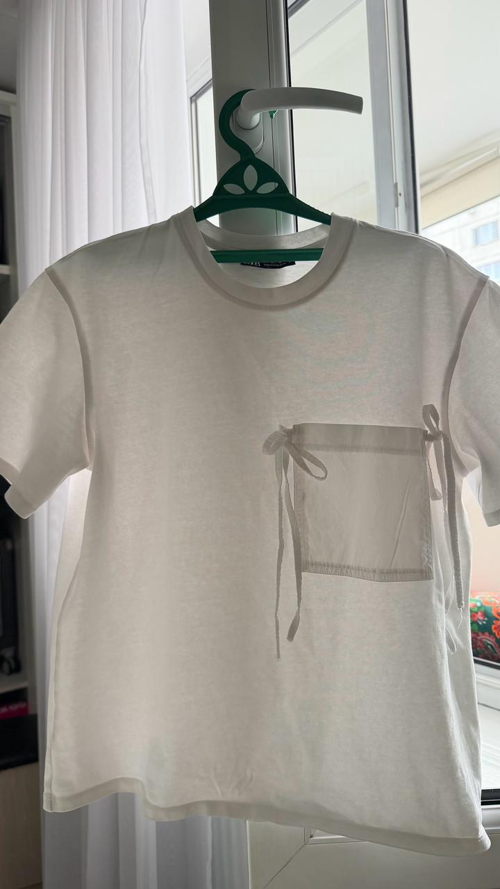 Белая футболка Zara