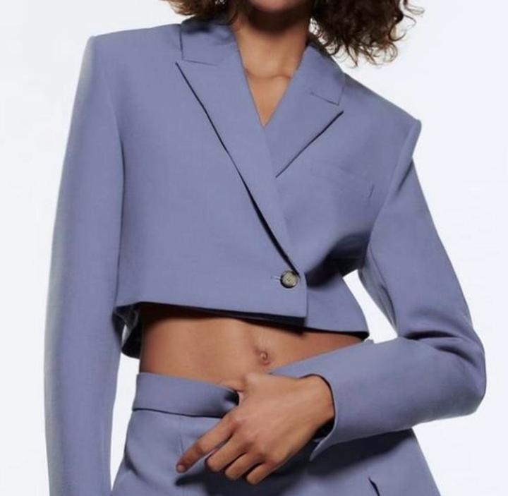 Укороченный пиджак ZARA