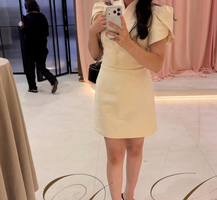 Love Republic Платье с пышными рукавами и пуговицами